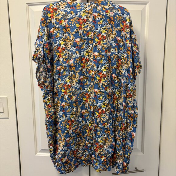 Aritzia Sunday Best - Floral Kimono - Women's S/M - Blue, Floral - Picture 4 of 4